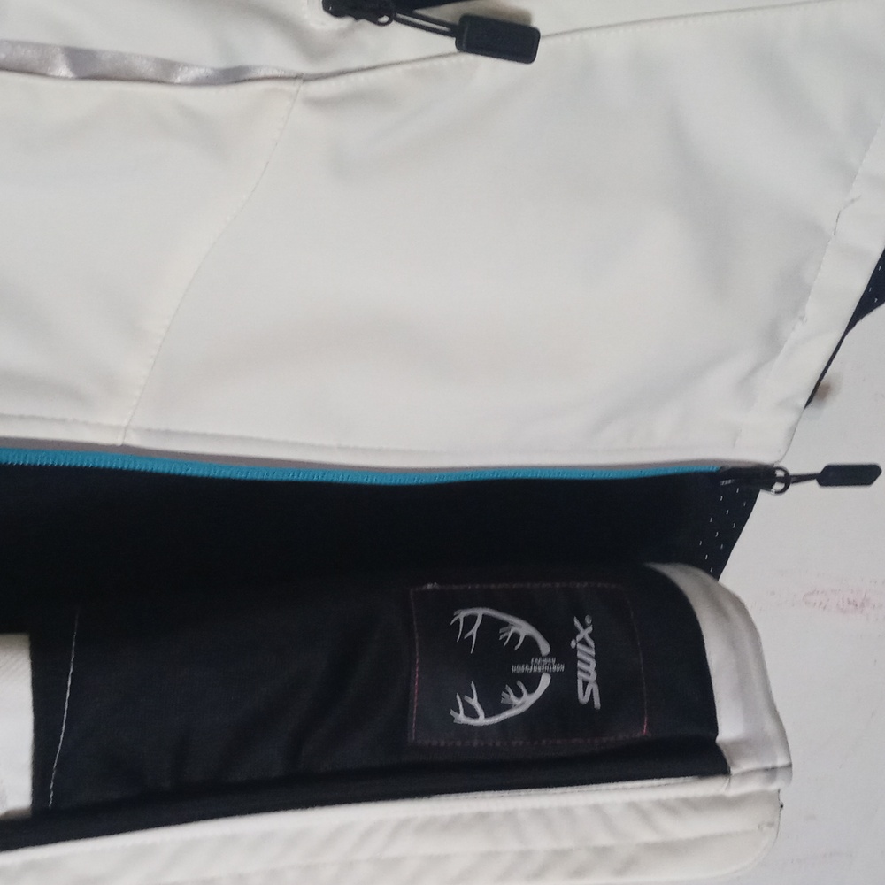 Swix Women’s White Softshell Jacket with Black Accents - Picture 11 of 12